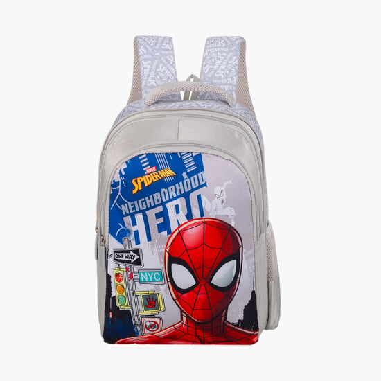 Striders Spiderman Printed Backpack