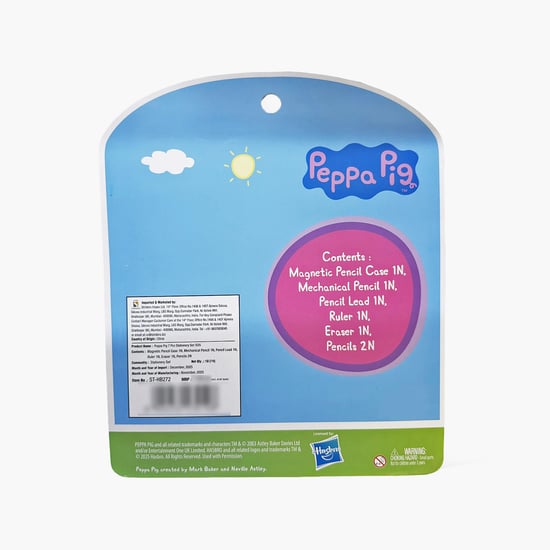 Striders Peppa Pig Print 7 Piece Stationery Set