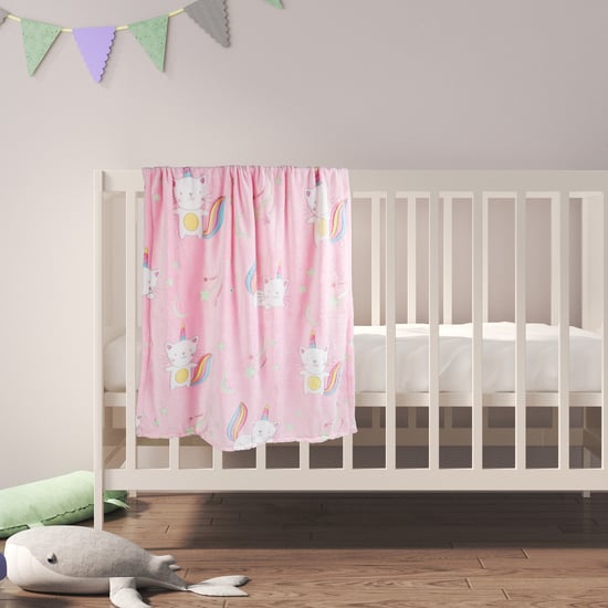 Juniors Glow in the Dark Raschel Blanket - 150 x 100 cm
