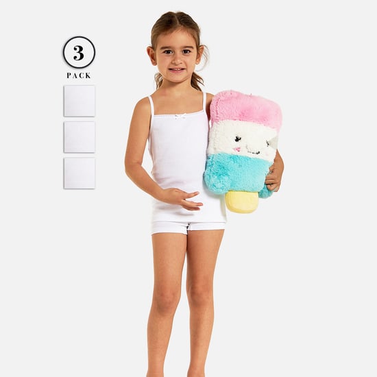 Juniors Lace Trim Camisoles - Pack of 3