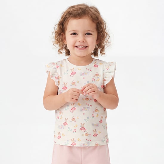 Juniors Girls Printed Top