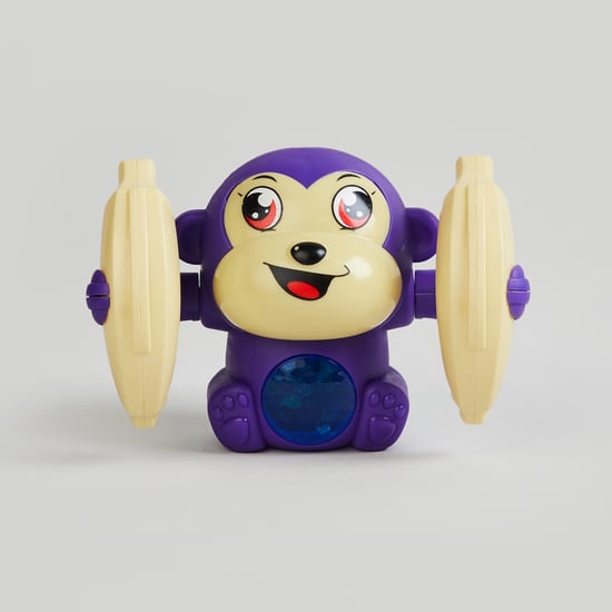 Juniors The Original Musical Rolling Monkey Toy