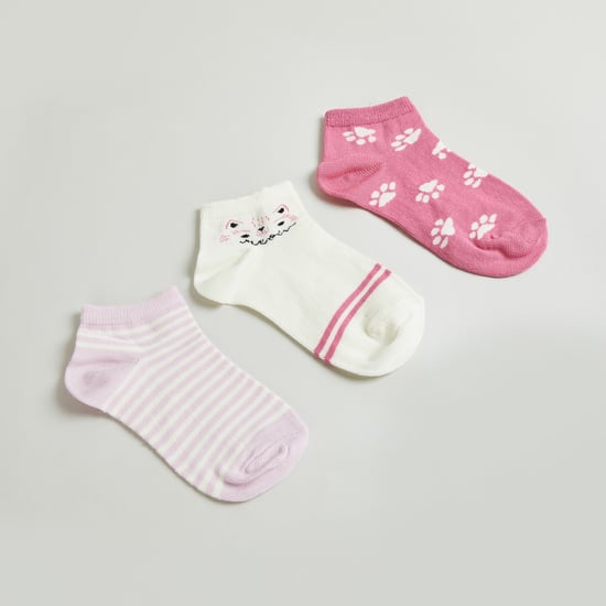 Juniors Assorted Ankle Length Socks - Pack of 3