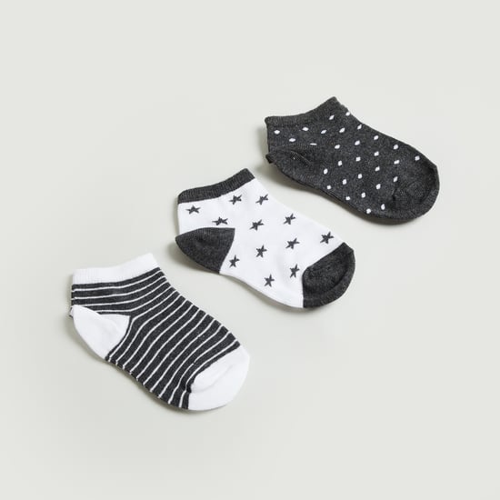 Juniors Assorted Ankle Length Socks - Pack of 3