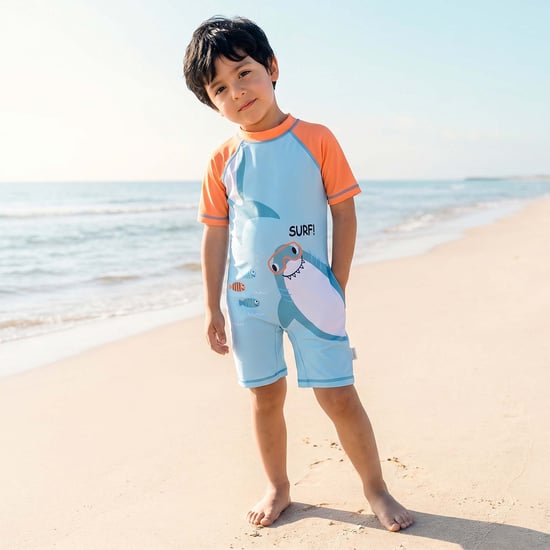 Juniors Graphic Print Swimsuit