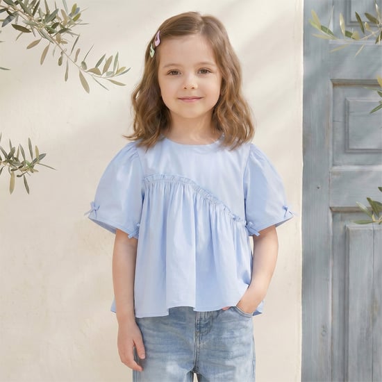 Juniors Ruffle Detail Top