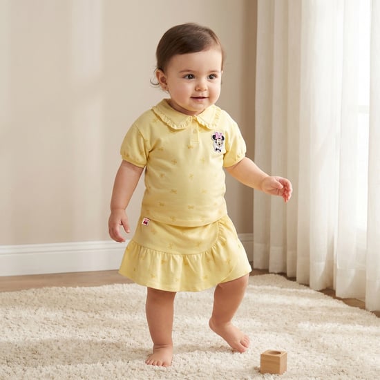 Juniors Minnie Mouse T-shirt and Skort Set