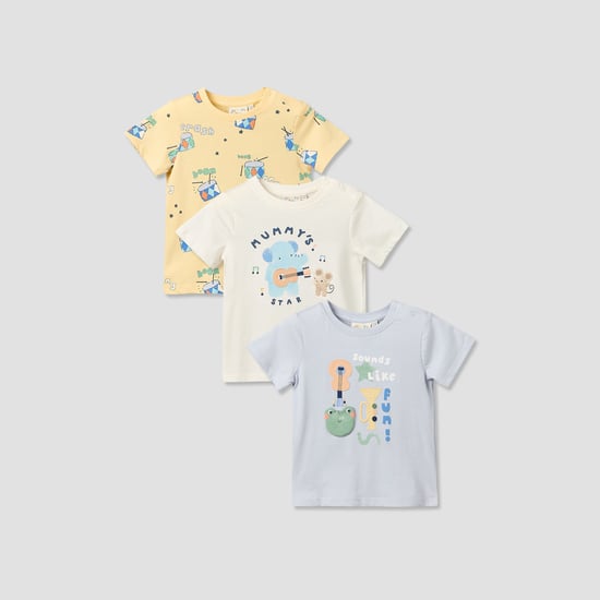 Juniors Printed T-shirt - Pack of 3