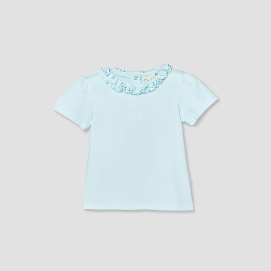 Juniors Top with Ruffle Detail