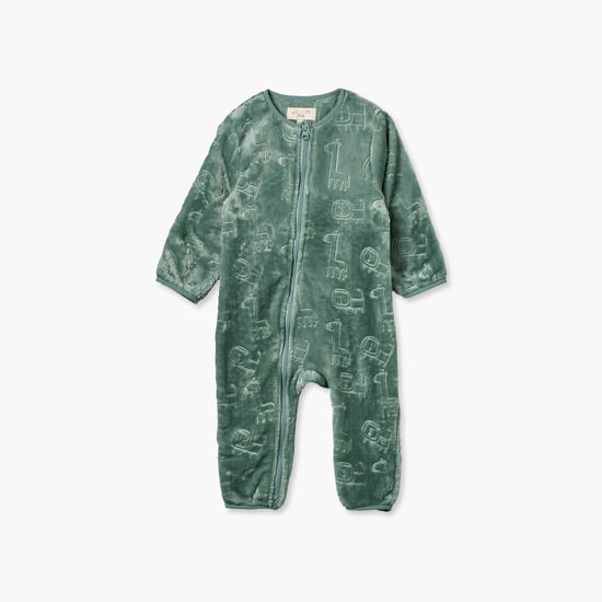 Juniors Safari Embossing Sleepsuit