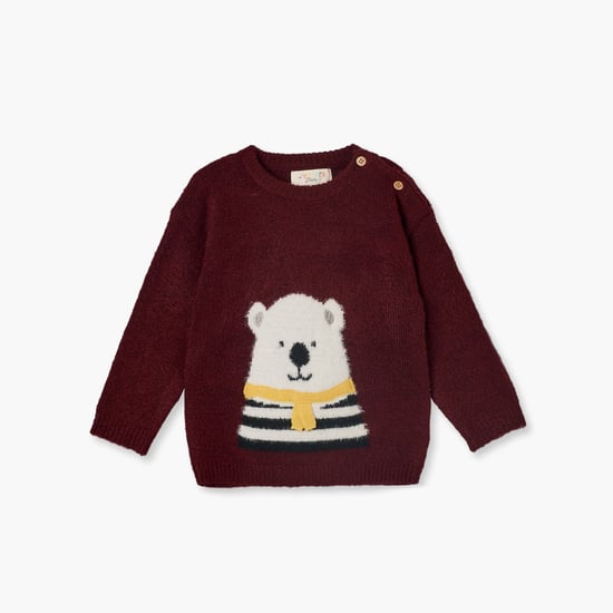 Juniors Bear Sweater