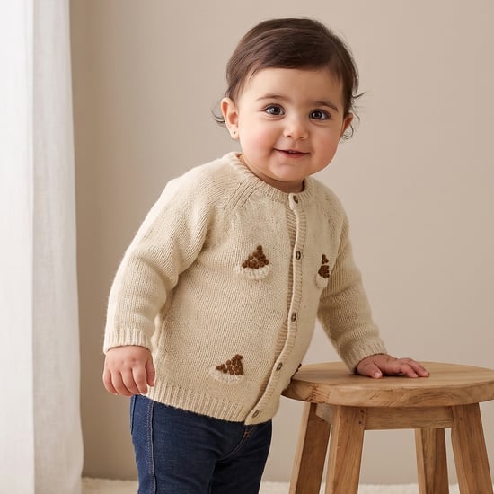 Giggles Embroidered Cardigan