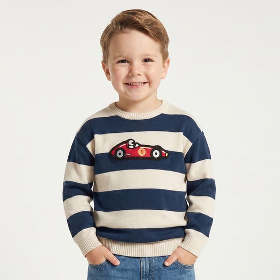 Juniors Striped Sweater