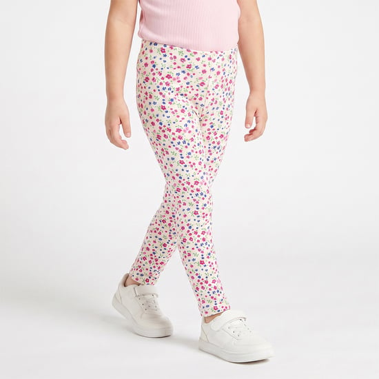 Juniors Floral Print Leggings