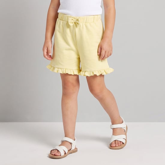 Juniors Frill Detail Elasticated Shorts