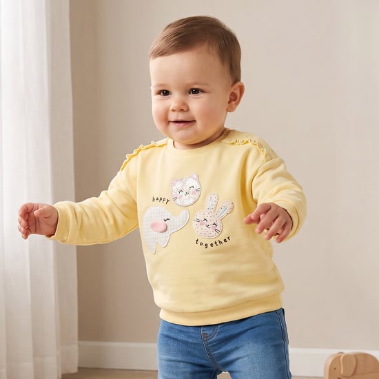 Juniors Applique Sweatshirt