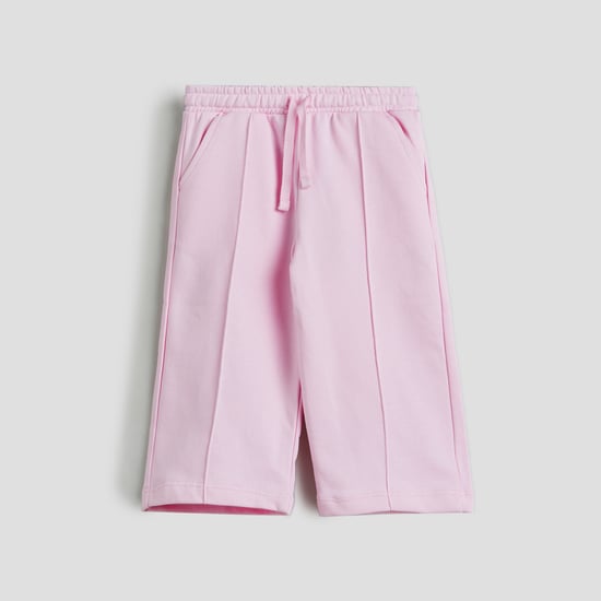 Juniors Pintuck Wide Leg Track Pants