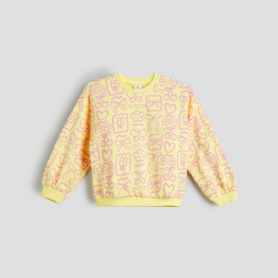 Juniors Printed Sweatshirt