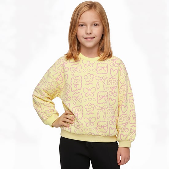 Juniors Printed Sweatshirt