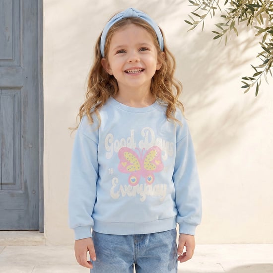 Juniors Printed Sweatshirt