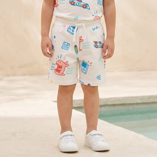 Juniors Game Print Shorts