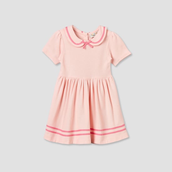 Juniors Peter Pan Collar A-line Dress