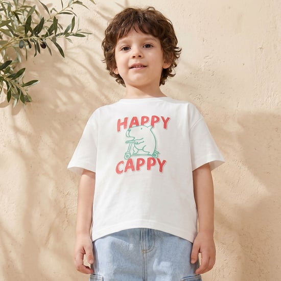 Juniors Capybara Print T-shirt