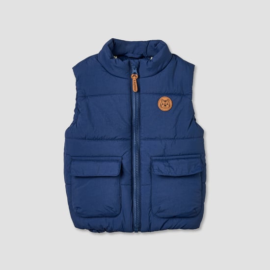 Juniors Quilted Jacket with Pockets