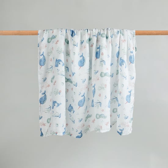 Giggles Printed Bamboo Muslin Swaddle