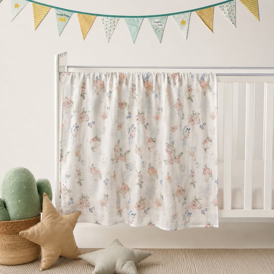Giggles Printed Bamboo Muslin Swaddle
