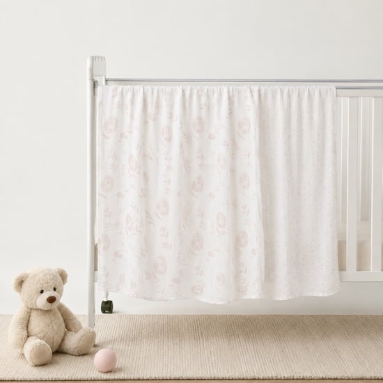 Giggles Printed Bamboo Muslin Swaddle Blankets - Pack of 2 - 91x102cm