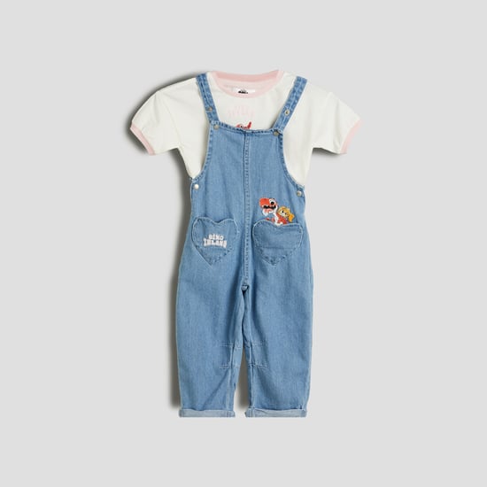 Juniors Paw Patrol Dungaree with T-shirt