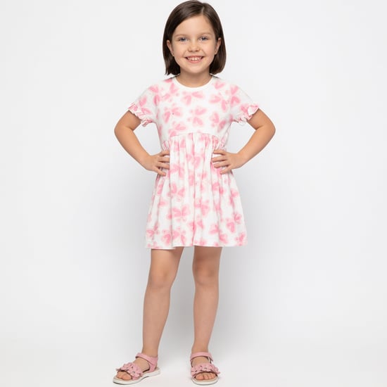 Juniors Printed Dress