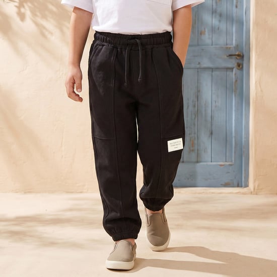 Juniors Solid Drawstring Joggers