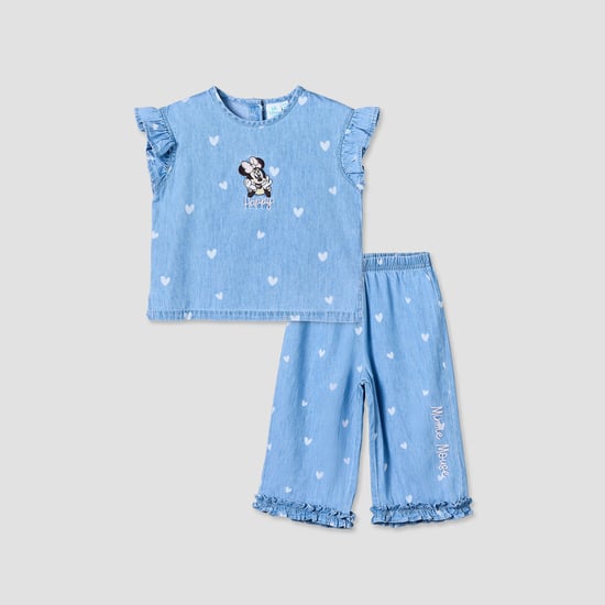 Juniors Minnie Mouse Top and Trousers Set