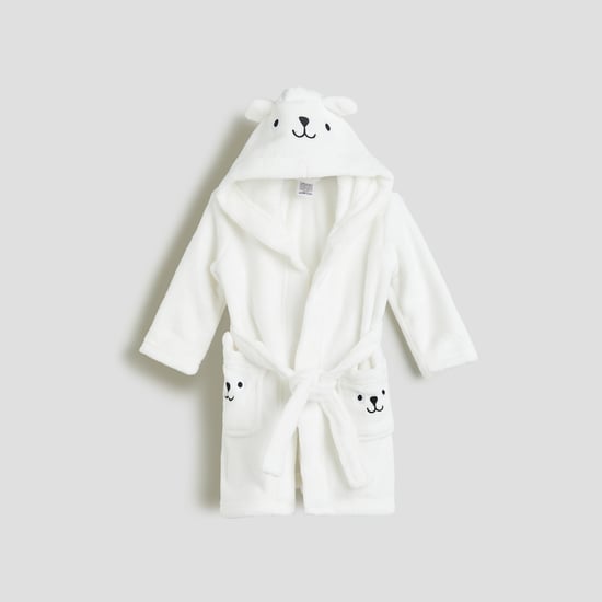 Juniors Panda Flannel Bathrobe
