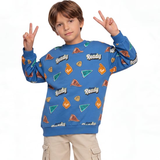 Juniors Printed Sweatshirt
