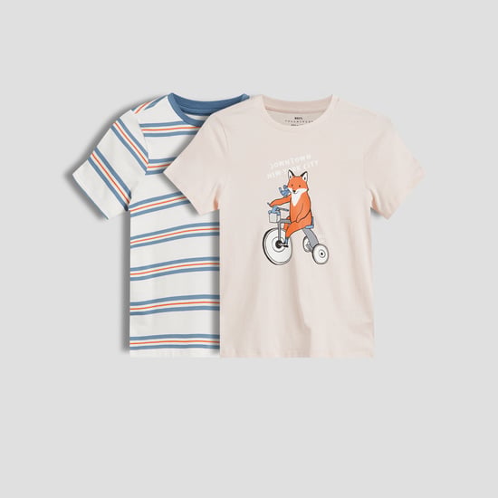 Juniors Assorted T-shirt - Pack of 2
