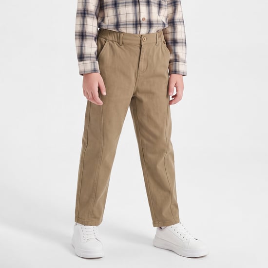 Juniors Panelled Barrel Fit Trousers