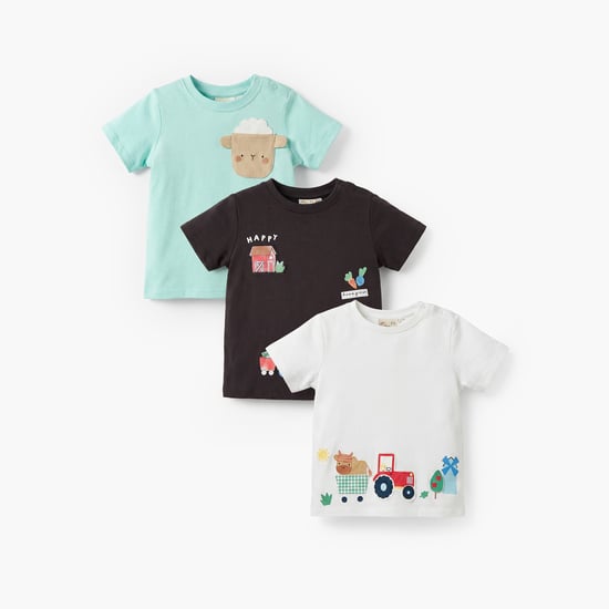 Juniors Applique T-shirts - Pack of 3