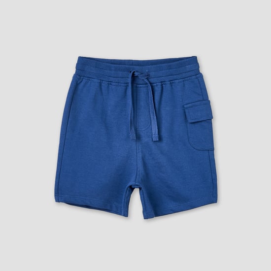 Juniors Solid Cargo Shorts