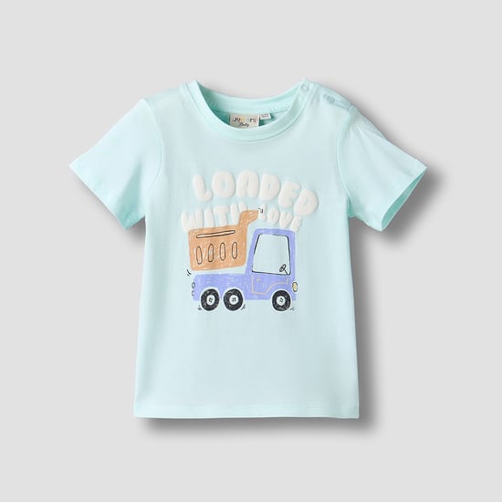 Juniors Vehicle Print T-shirt