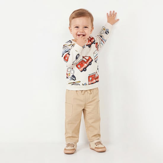 Juniors Vehicle Print Sweatshirt