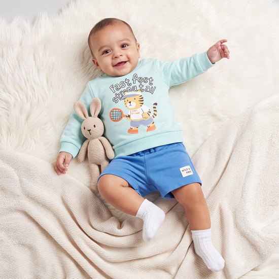 Juniors Printed Sweatshirt