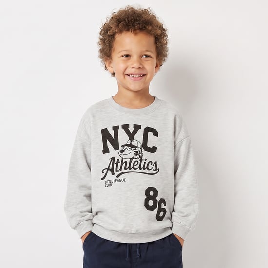Juniors Printed Sweatshirt
