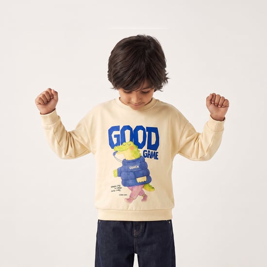 Juniors Graphic Print Sweatshirt
