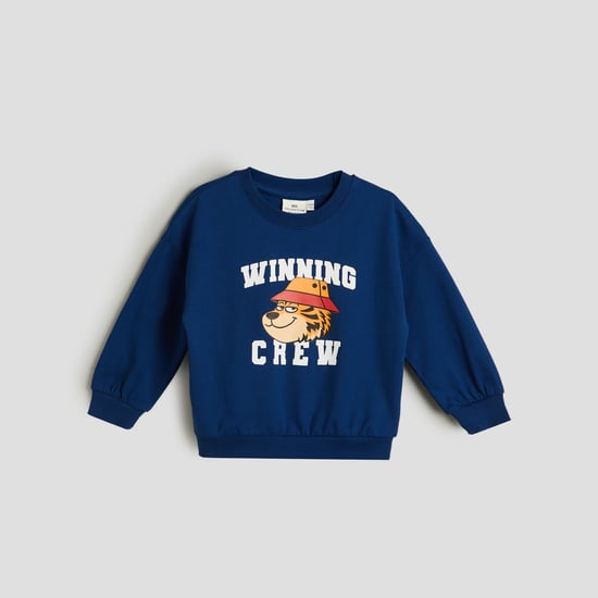 Juniors Printed Sweatshirt