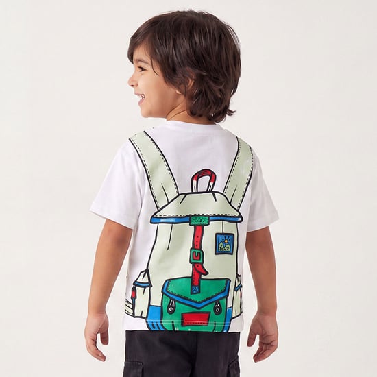 Juniors Back Print T-shirt