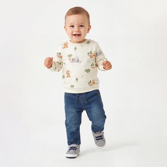 Juniors Winnie The Pooh Print Sweatshirt