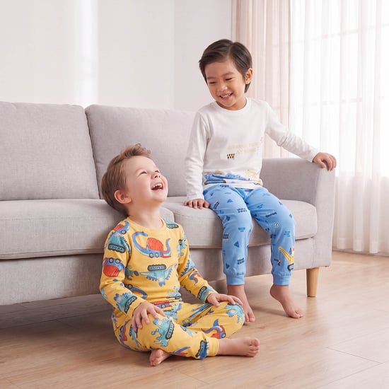 Juniors Printed T-shirt and Pyjama Set - Pack of 2